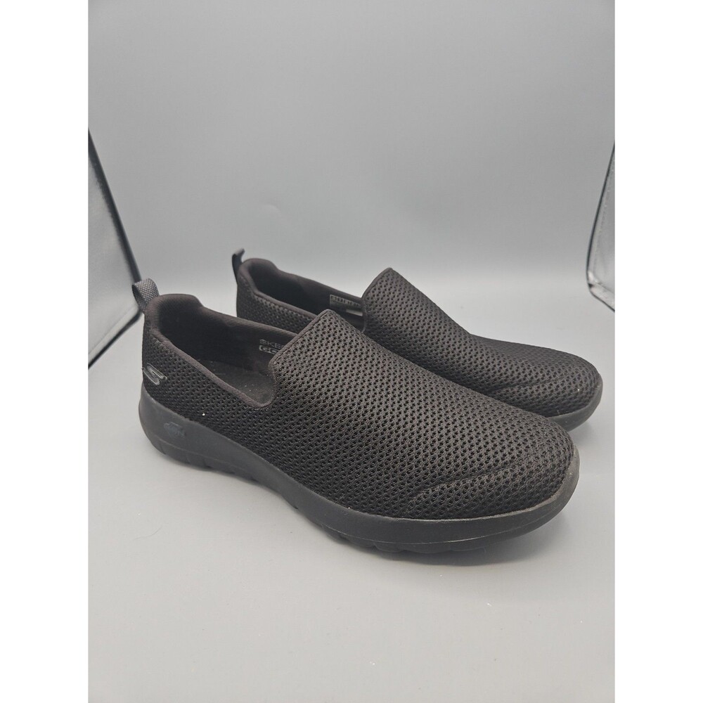SKECHERS GO WALK Joy Shoes Womens Size 10 Black Mesh Slip On Walking Sneakers